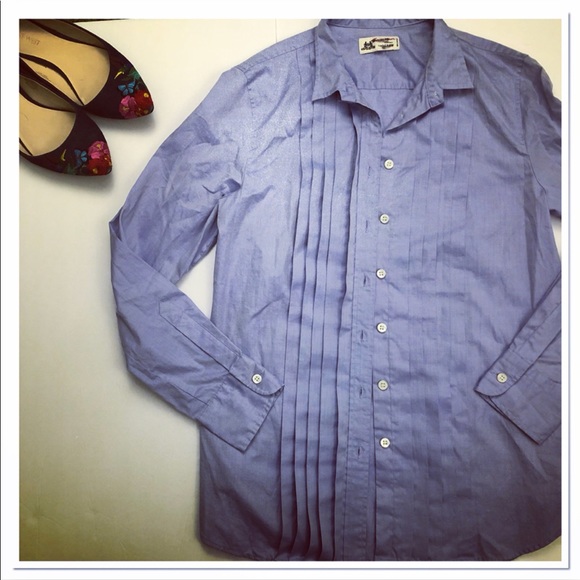 J.Crew Thomas Mason tuxedo shirt button up - Picture 5 of 8